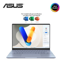 Asus VivoBook S 14 OLED S5406M-AQD228WS 14'' WUXGA Laptop Mist Blue ( CU7-155H, 16GB, 512GB SSD, Intel, W11, HS )