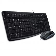 Logitech MK120 Classic Desktop Wired Keyboard + Mouse Combo (920-002586)