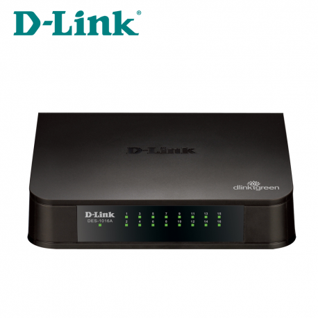 Image result for Dlink 16-Port Fast Ethernet Switch DES-1016A