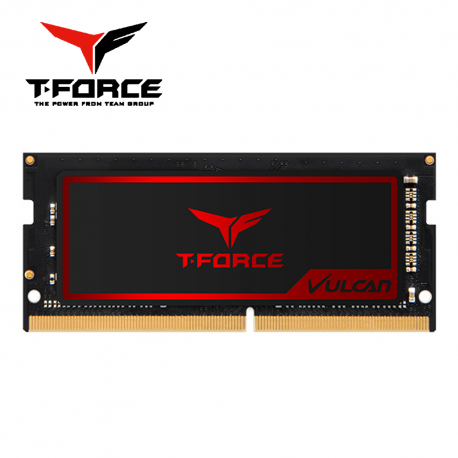 Team T-Force Vulcan 8GB DDR4 2666MHz GAMING SoDimm Laptop RAM TLRD48G2666HC18F-S01